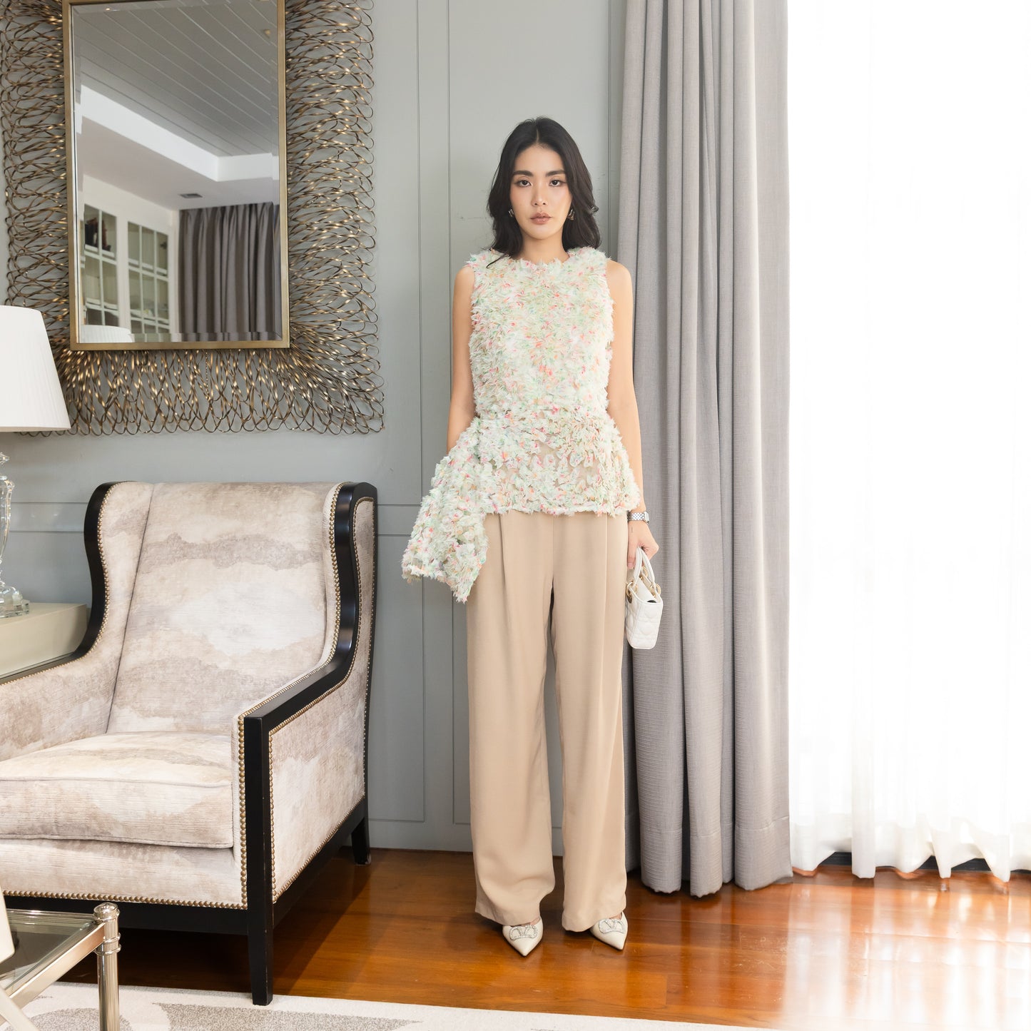 Petal blouse Alis classic pants