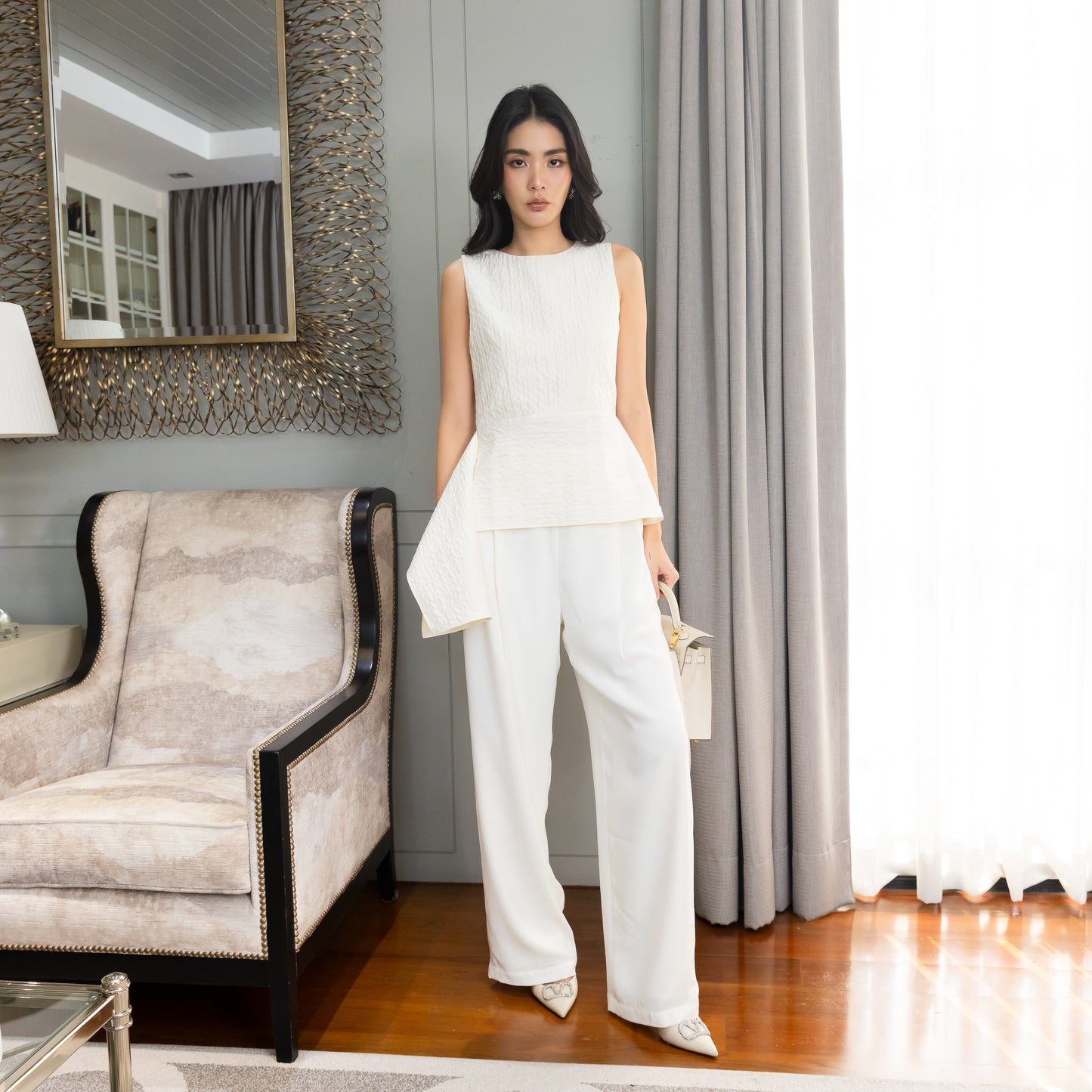 Petal blouse Alis classic pants