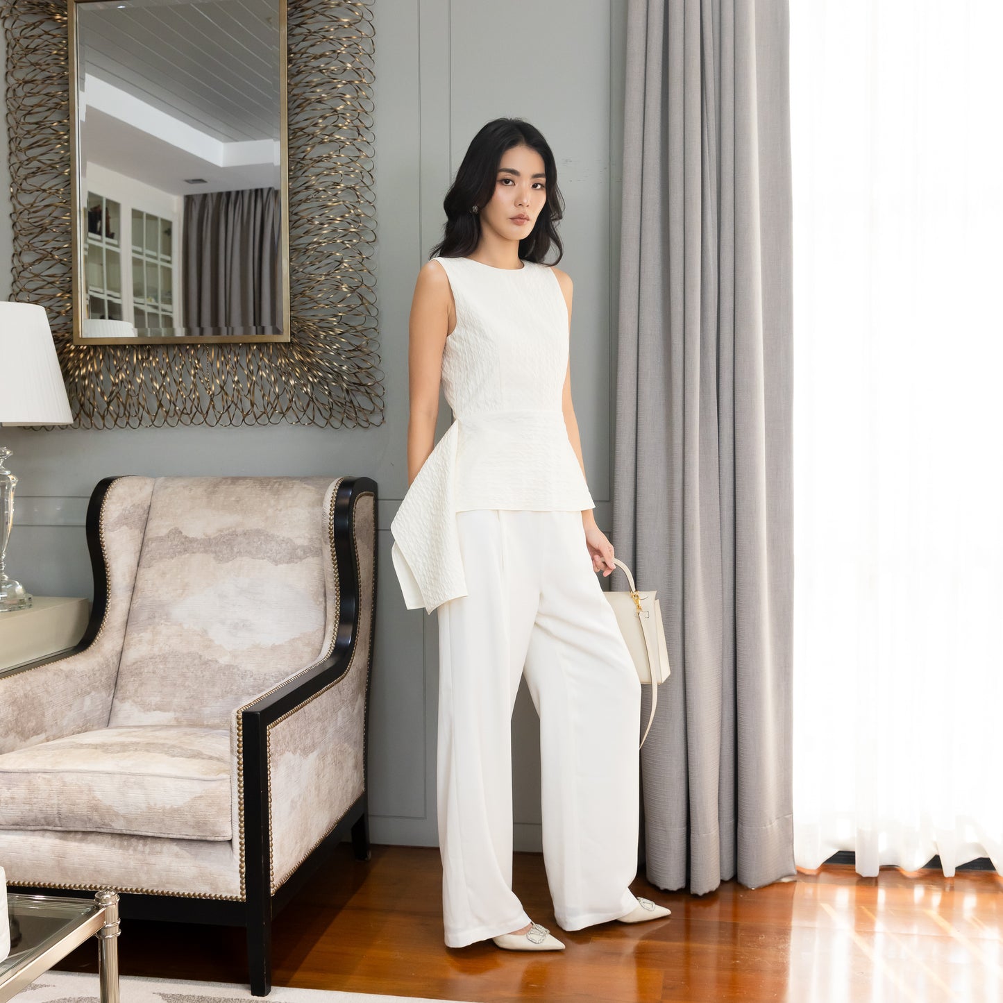 Petal blouse Alis classic pants