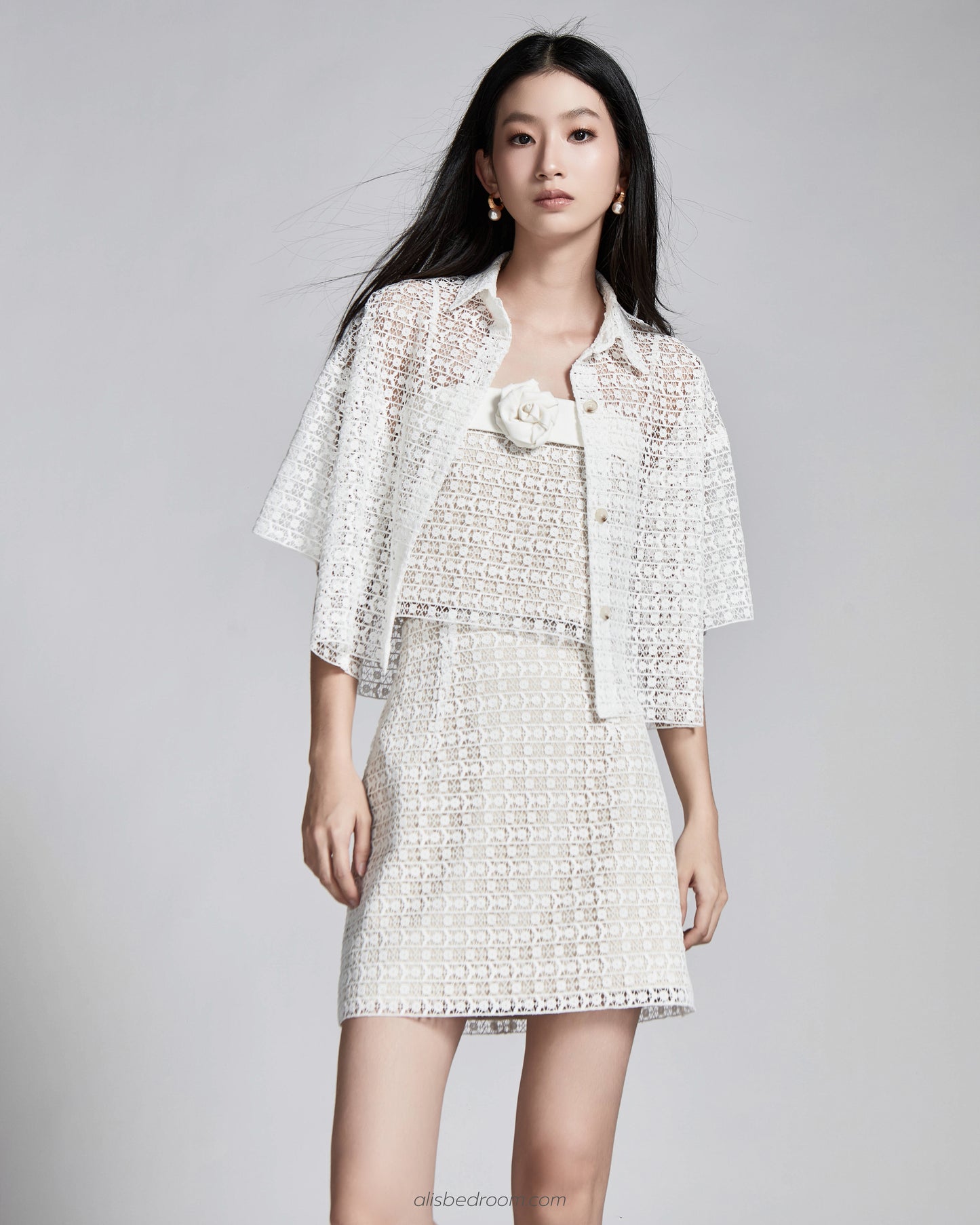 Nadia Camisole  Nadia Cardigan Nadia mini Skirt