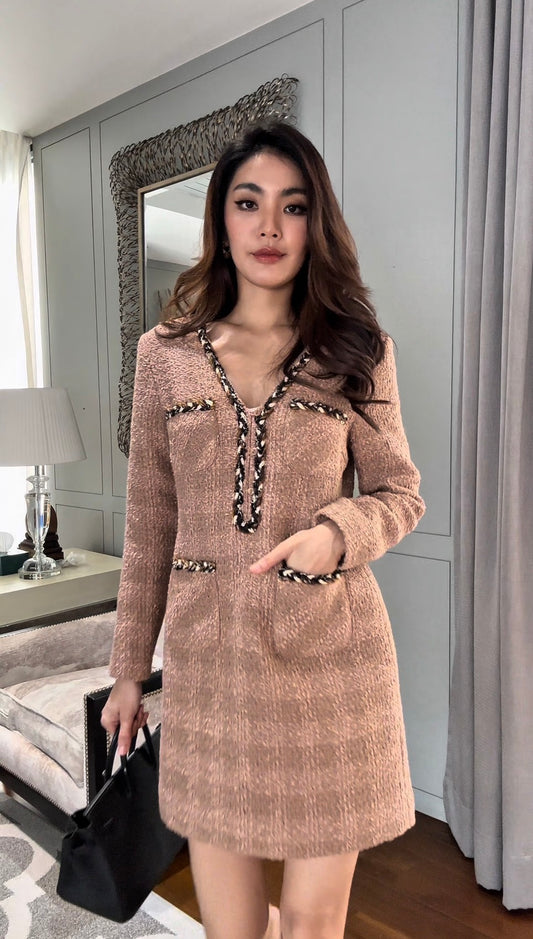 Louisa tweed dress